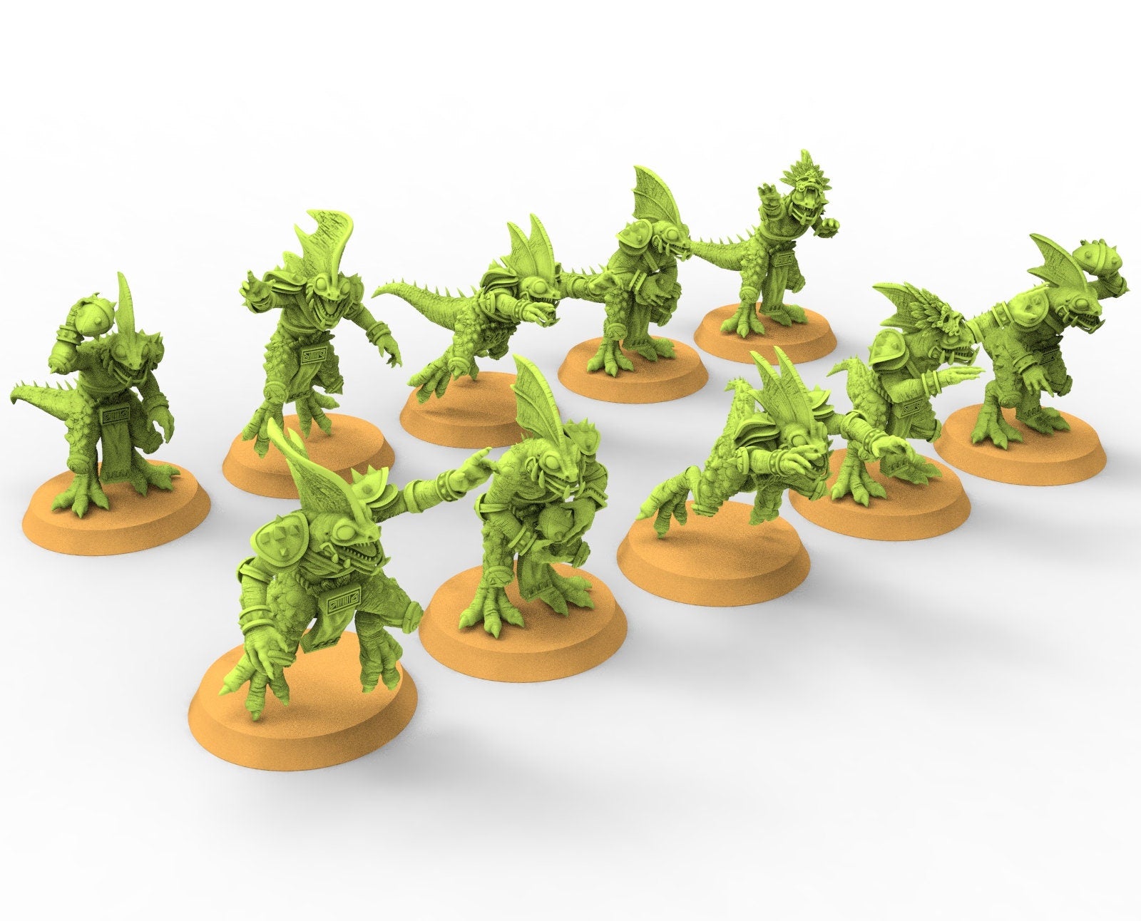 Lost temple - Skink players lizardmen usable for Blood Bowl