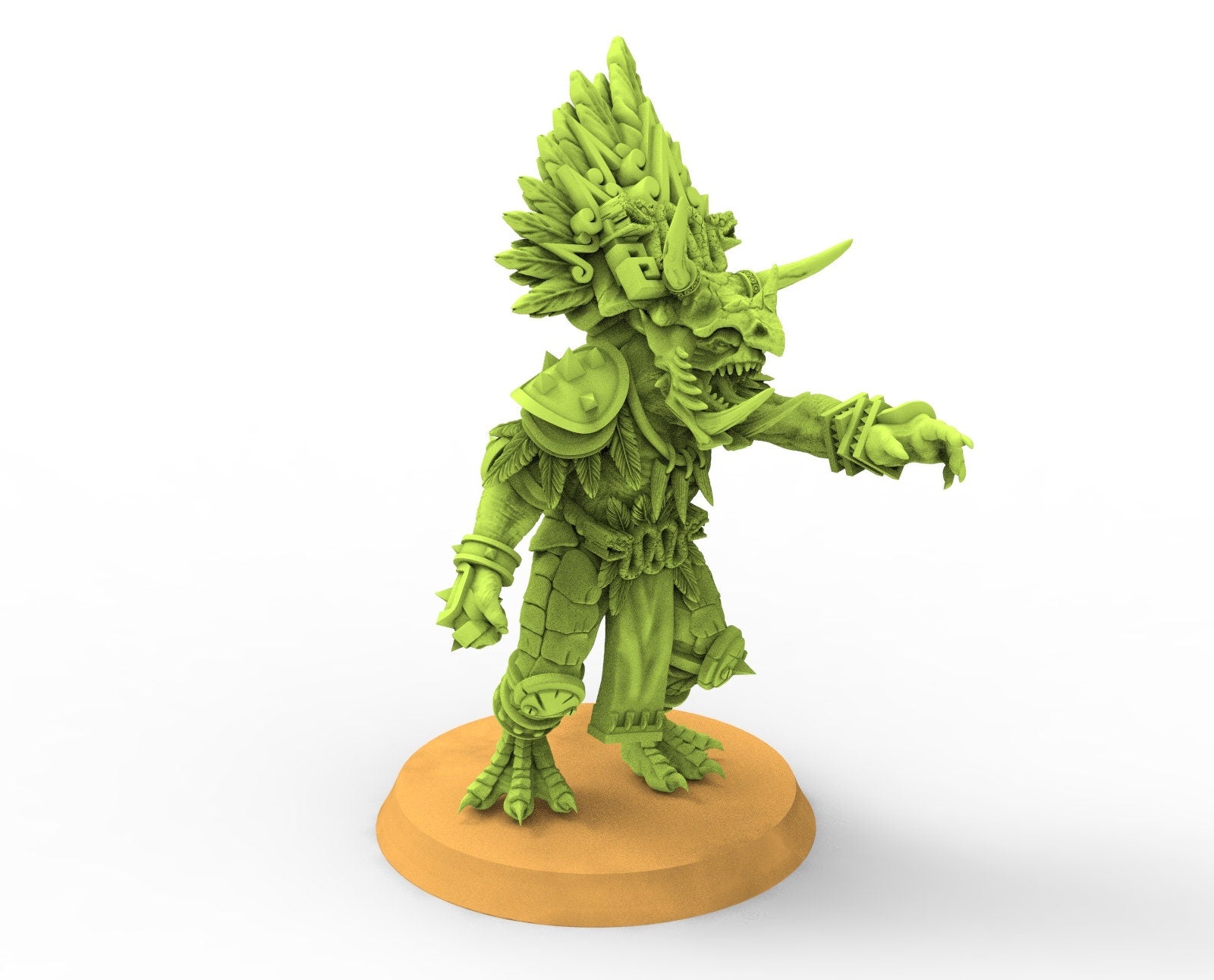 Lost temple - Saurian player Leader lizardmen usable for Blood Bowl