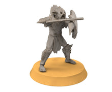 Load image into Gallery viewer, Goblin cave - Goblin warriors with swords, Dwarf mine, Middle rings miniatures pour wargame D&amp;D, SDA...

