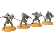Load image into Gallery viewer, Goblin cave - Goblin warriors with spears, Dwarf mine, Middle rings miniatures pour wargame D&amp;D, SDA...
