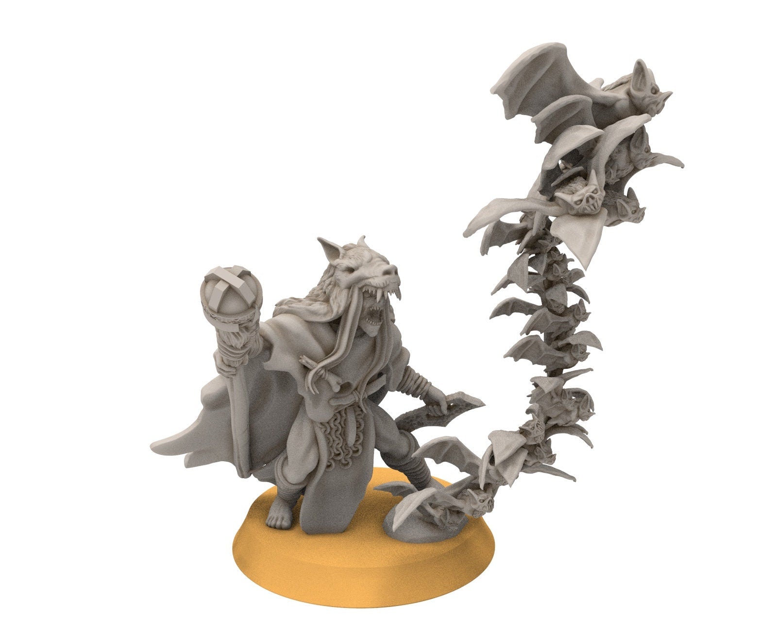 Goblin cave - Goblin Shaman, Dwarf mine, Middle rings miniatures pour wargame D&D, SDA...