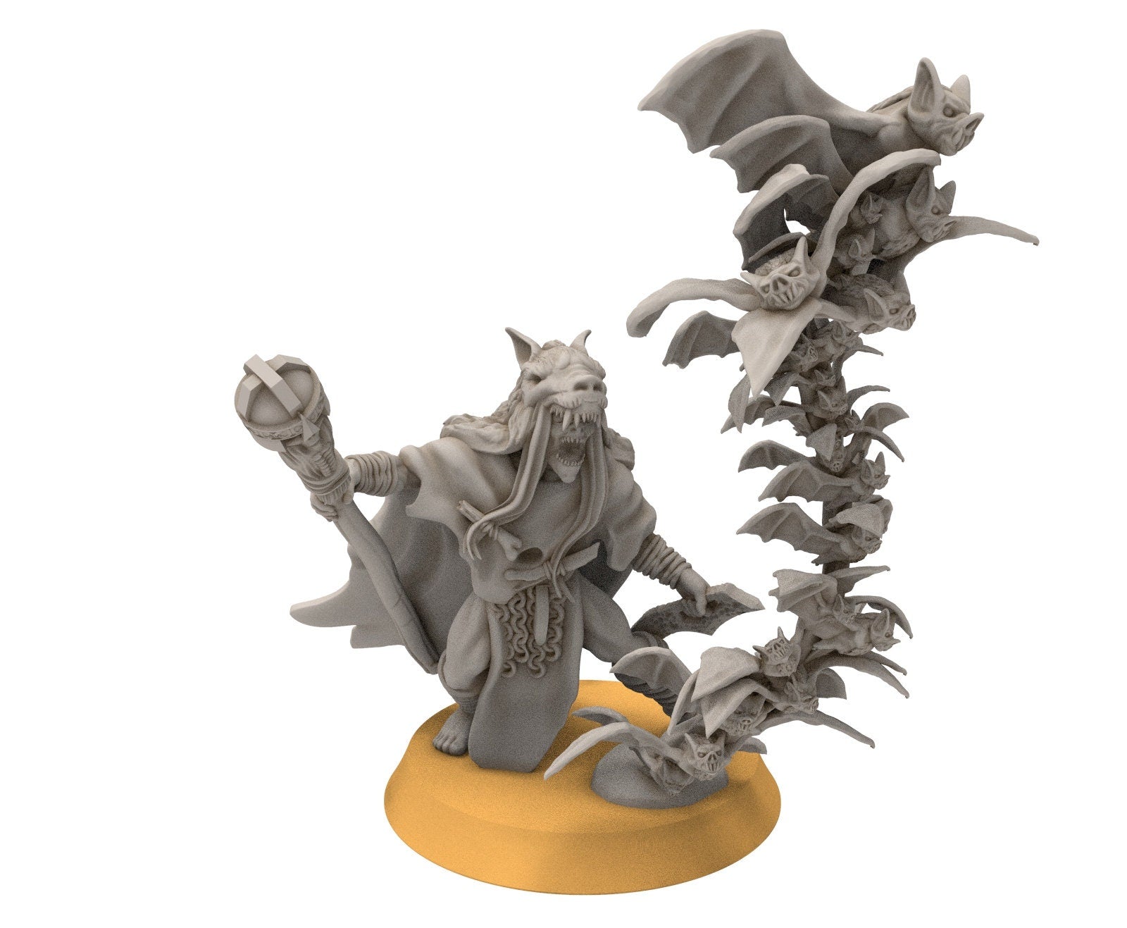 Goblin cave - Goblin Shaman, Dwarf mine, Middle rings miniatures pour wargame D&D, SDA...