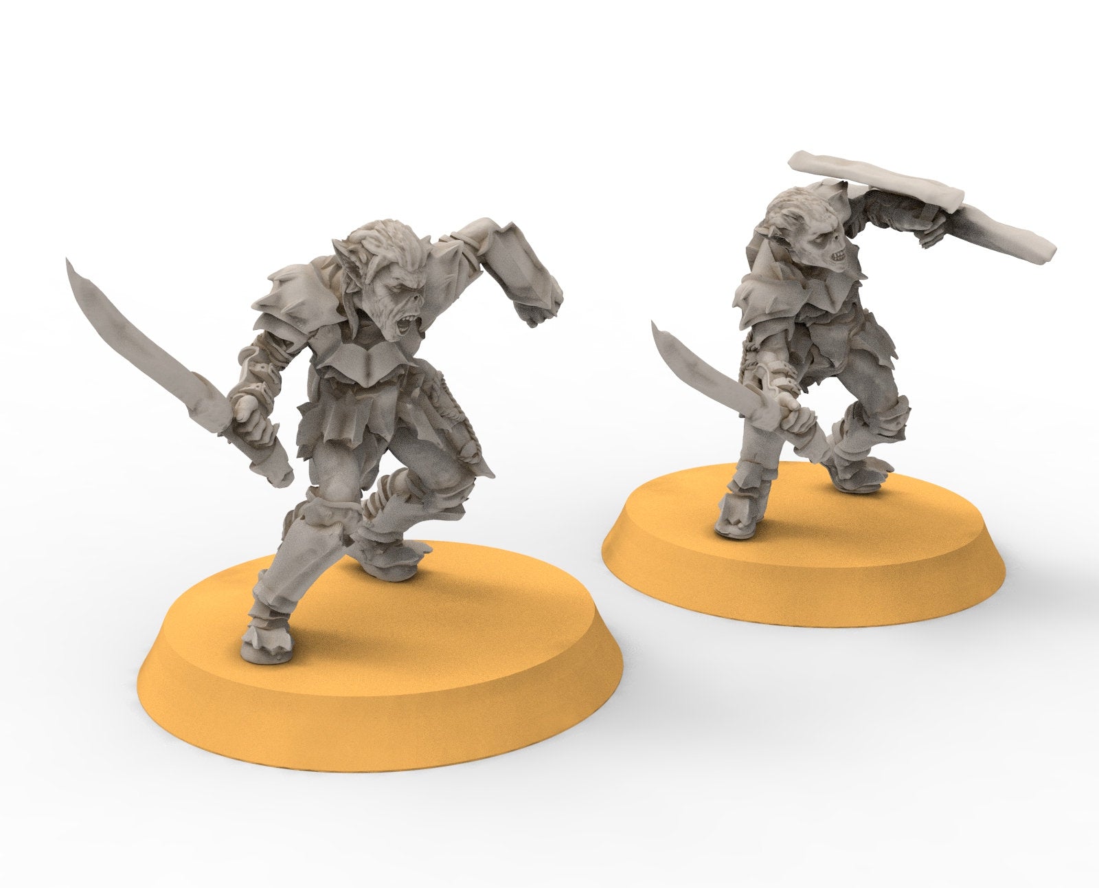 Goblin cave - Goblin warriors with swords