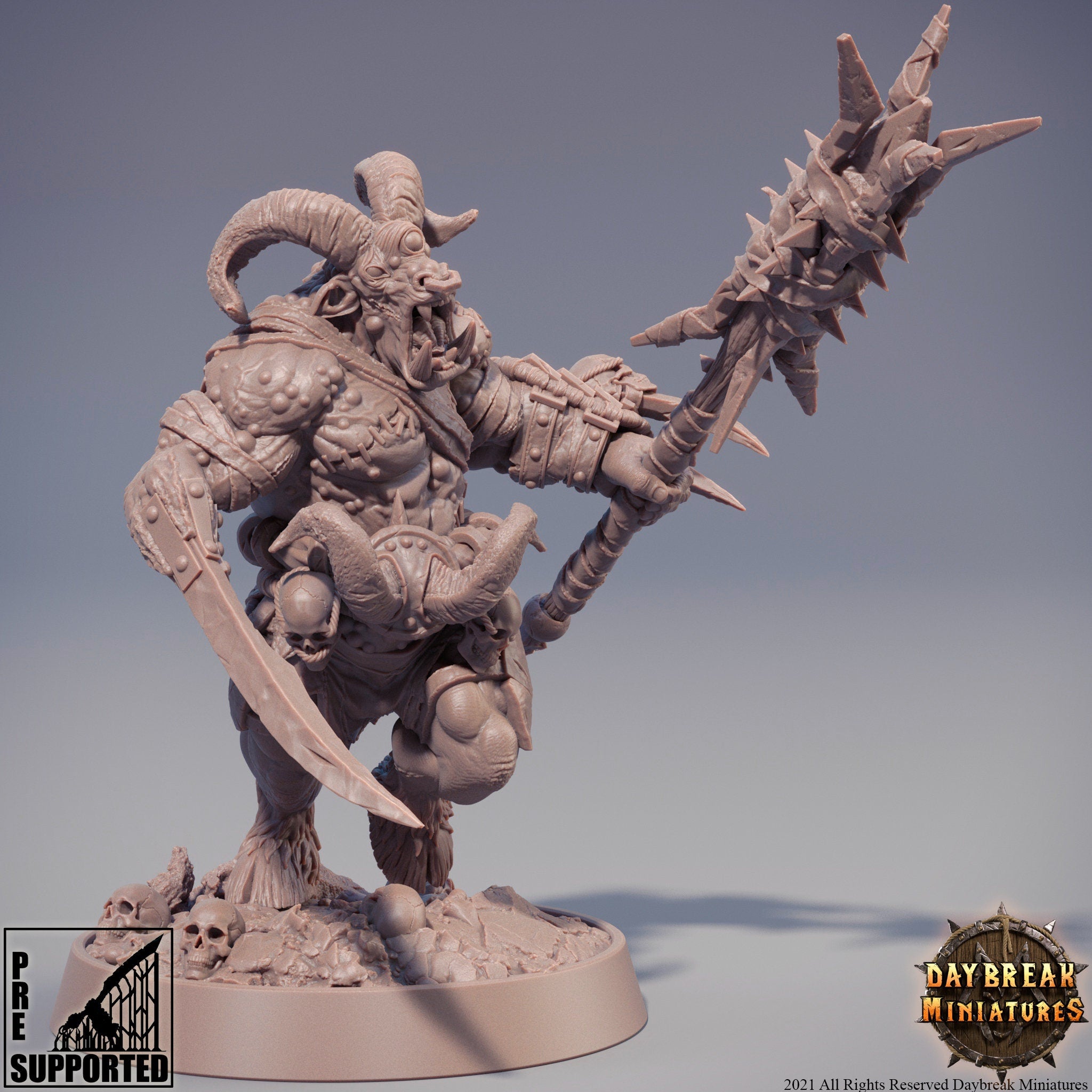 Beastmen - Spetzaar, The Rawmen of Haarkanjaka, daybreak miniatures