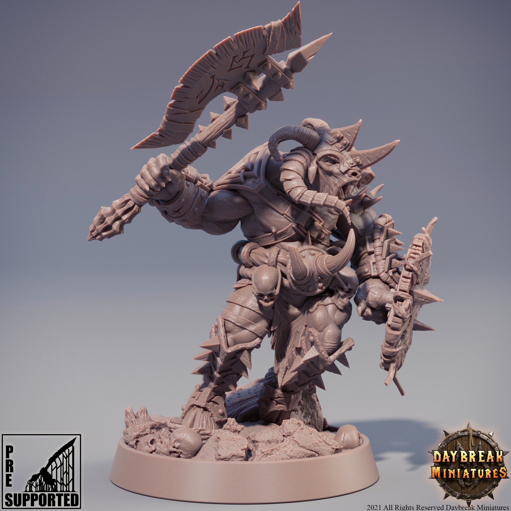 Beastmen - Turrff, The Rawmen of Haarkanjaka, daybreak miniatures