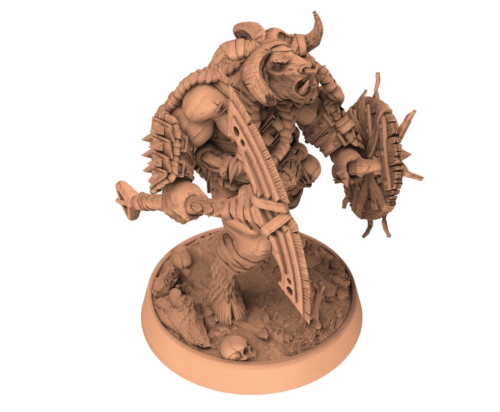 Beastmen - Ookje from Hell, The Rawmen of Haarkanjaka, daybreak miniatures