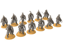 Load image into Gallery viewer, Harad - Jungle warriors, far southern tribesmen blowpipe, Berber nomads, Harad Bedouin Arabs Sarazins miniatures for wargame D&amp;D, Lotr...

