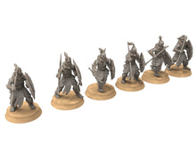 Load image into Gallery viewer, Harad - Jungle warriors, far southern tribesmen spearmen, Berber nomads, Harad Bedouin Arabs Sarazins miniatures for wargame D&amp;D, Lotr...
