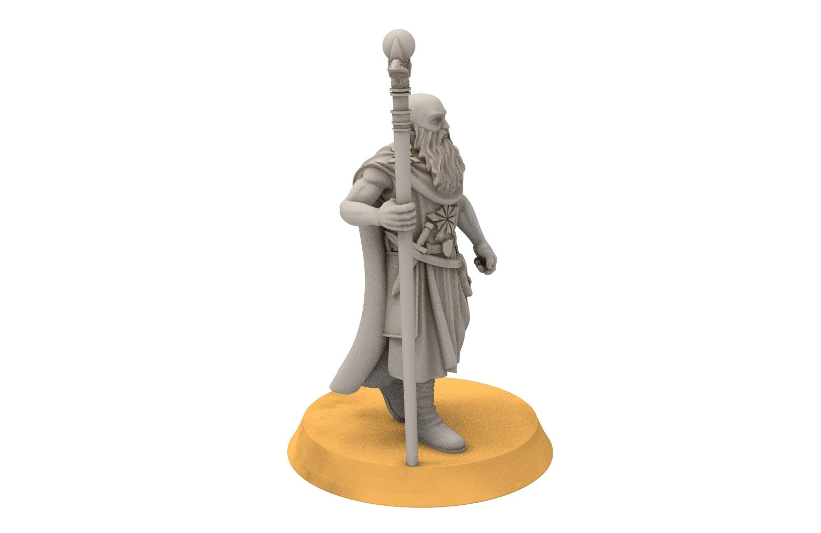 Ornor - King and Mage of the Lost Kingdom of the North,  Dune Din, Misty Mountains, miniatures for wargame D&D, Lotr...