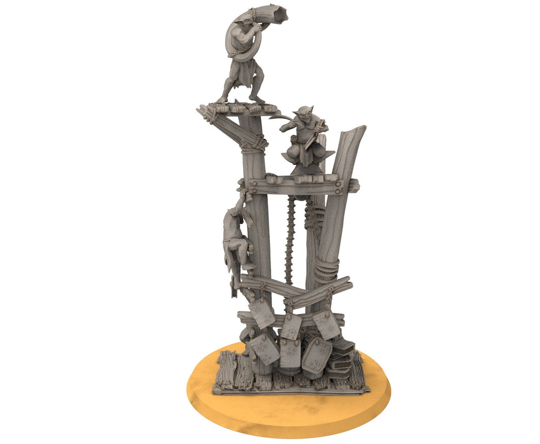 Goblin cave - Goblin Scribe, there are always more, Dwarf mine, Middle rings miniatures pour wargame D&D, SDA...