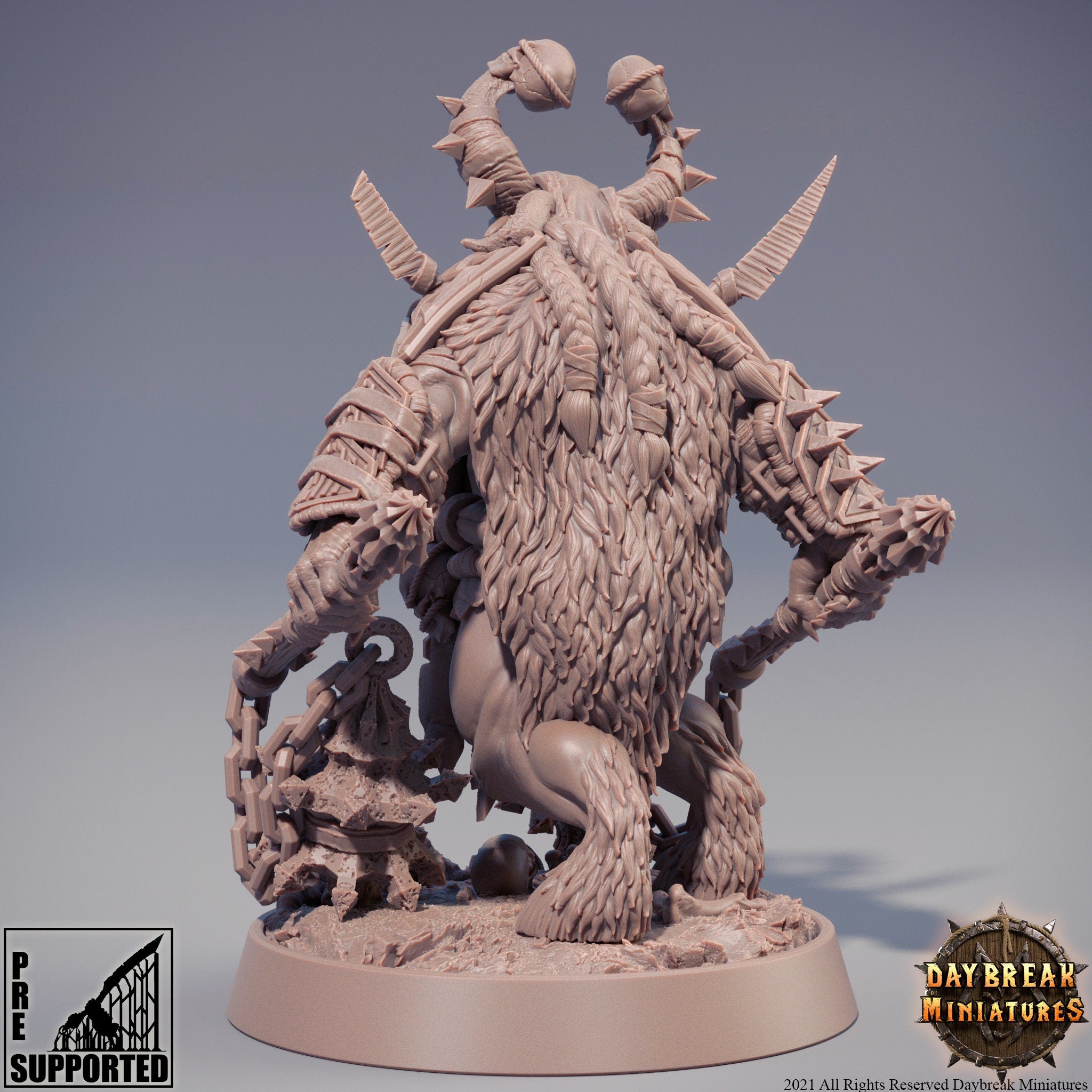 Beastmen - Eignish, The Rawmen of Haarkanjaka, daybreak miniatures