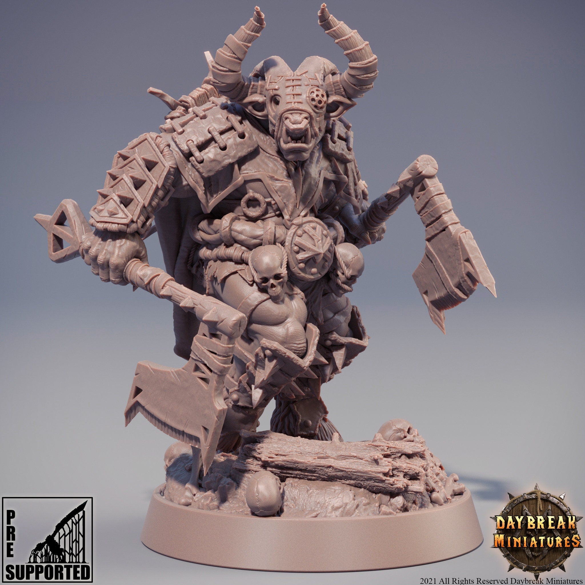 Beastmen - Haoul, The Rawmen of Haarkanjaka, daybreak miniatures