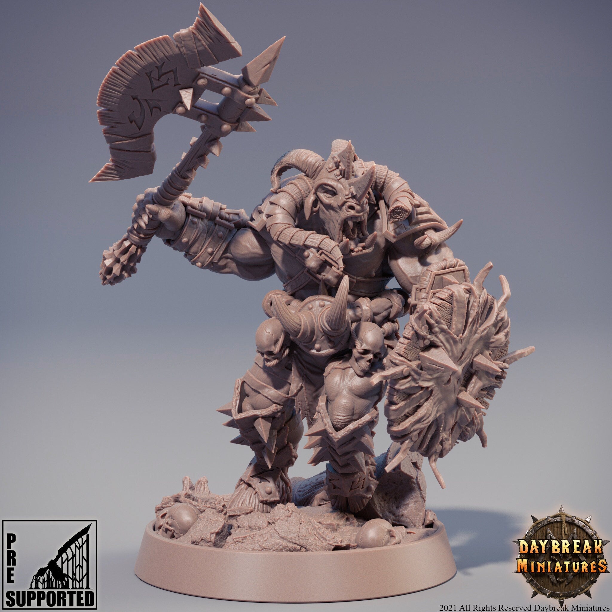 Beastmen - Turrff, The Rawmen of Haarkanjaka, daybreak miniatures