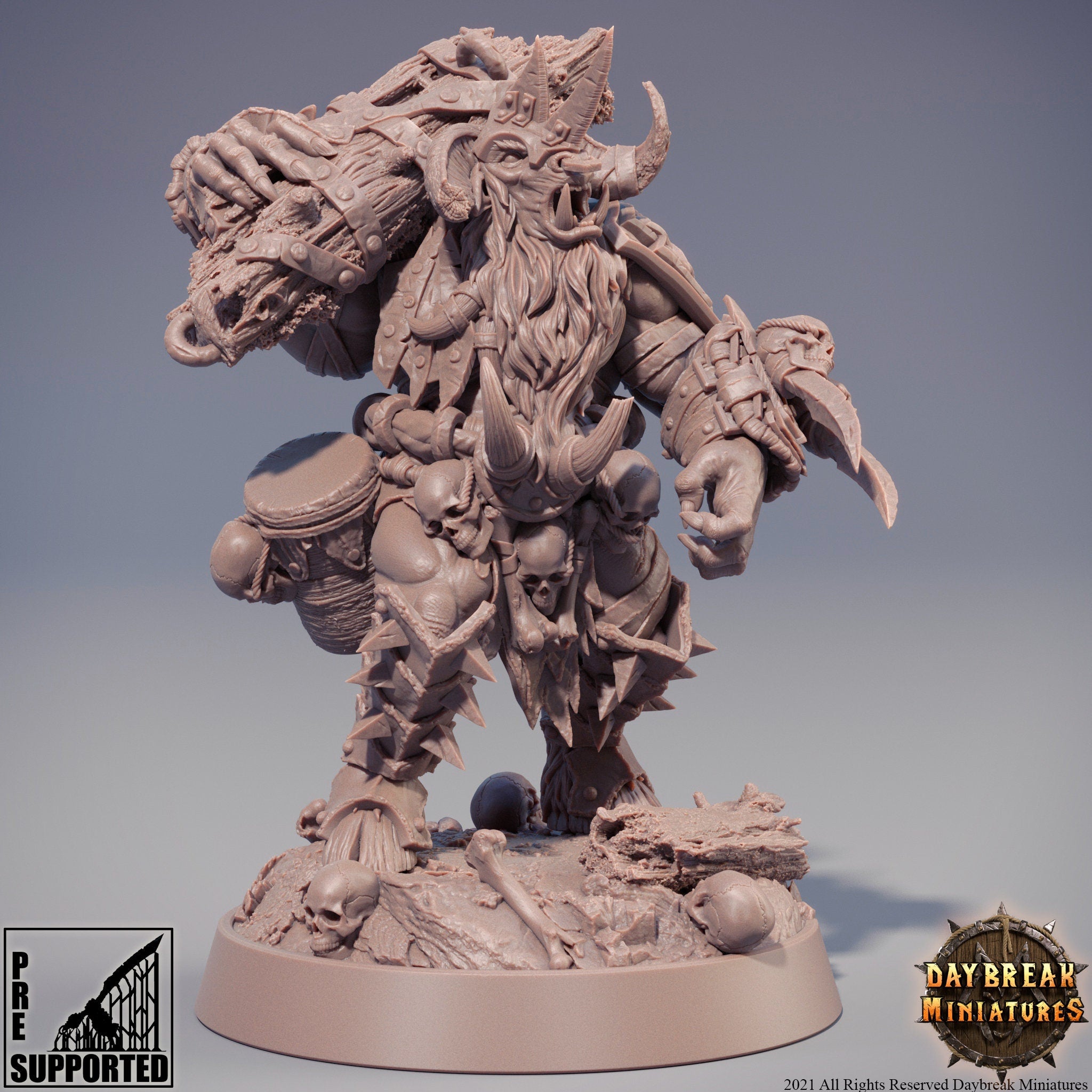 Beastmen - Slaagnaa, The Rawmen of Haarkanjaka, daybreak miniatures