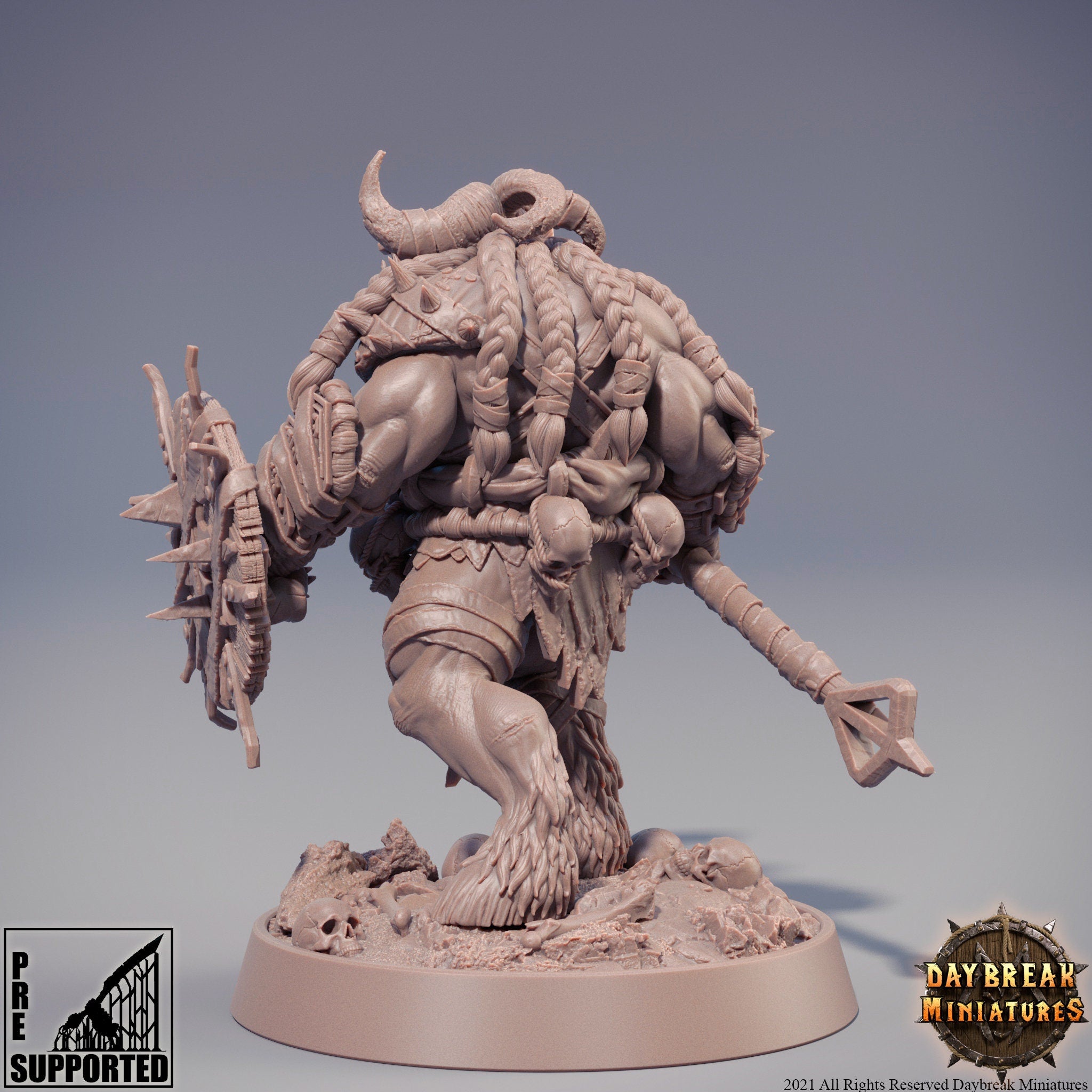 Beastmen - Ookje from Hell, The Rawmen of Haarkanjaka, daybreak miniatures