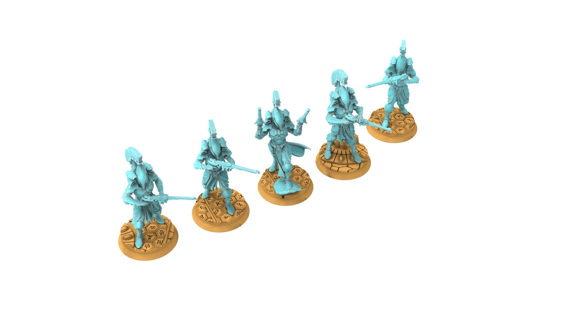 Space Elves - Elite Guard eldar with riffles and pistols