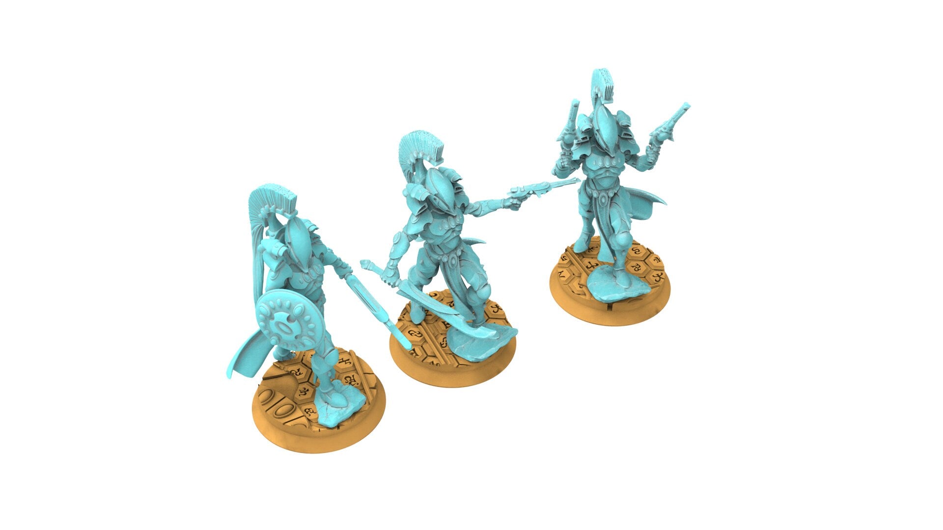 Space Elves - Elite Guard eldar with riffles and pistols