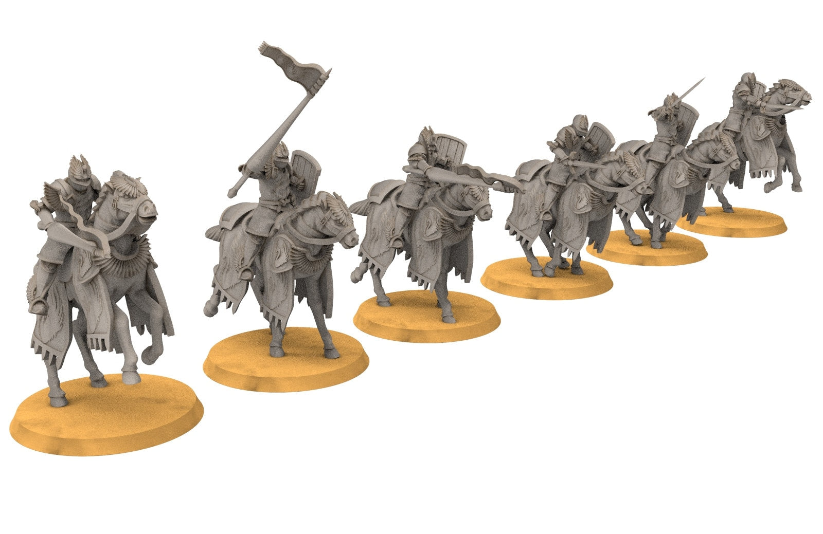 Gandor - Swan Knight, minis for wargame D&D, SDA...