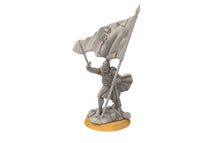 Load image into Gallery viewer, Gandor - Old Command and Banner, minis for wargame D&amp;D, SDA...
