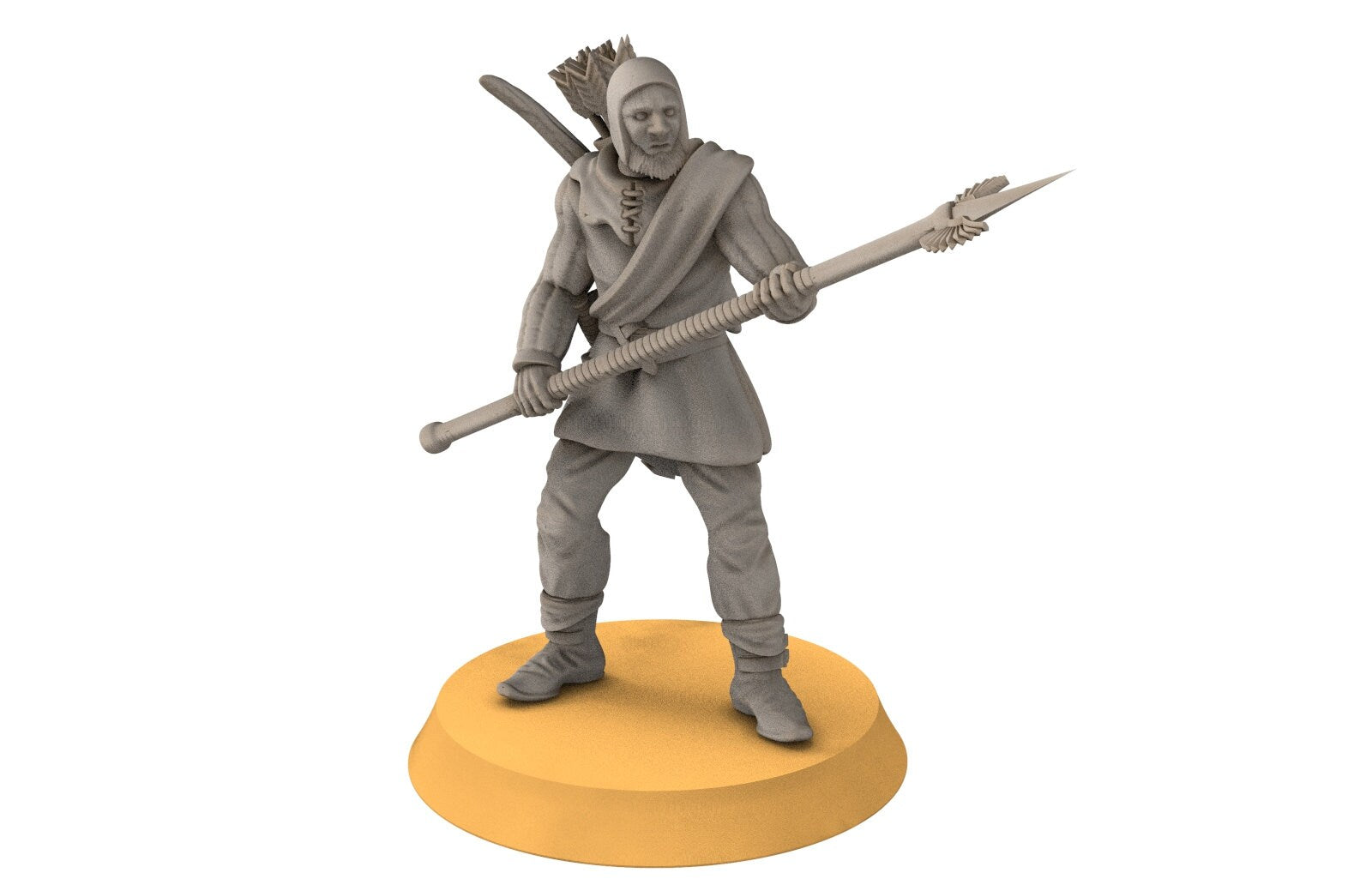 Gandor - Fief levy bowmen, minis for wargame D&D, Lotr...