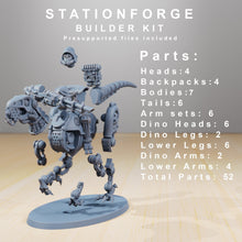 Load image into Gallery viewer, Scavenger - Riders, mechanized infantry, post apocalyptic empire, usable for tabletop wargame.
