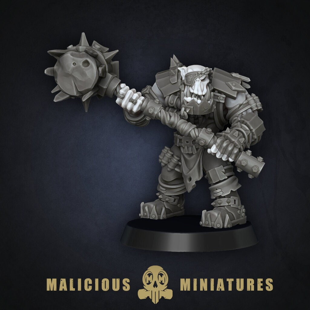 Green Skin - Orc Sergeants with Heavy Weapons Modular Kit