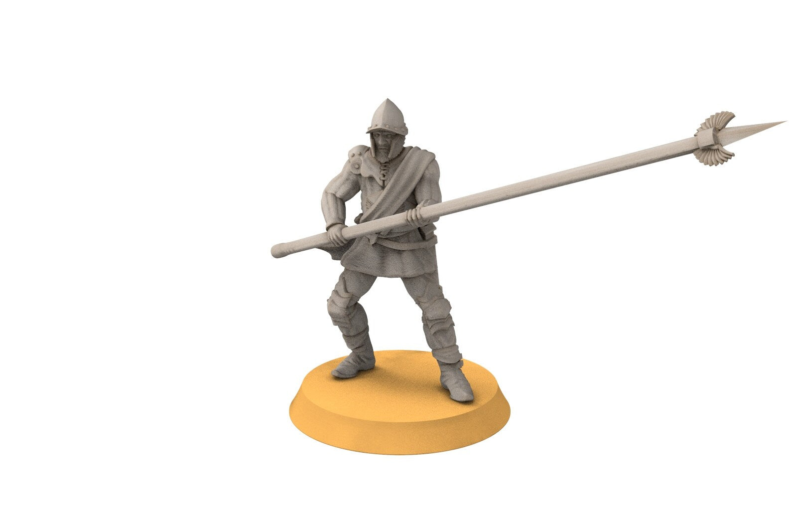 Gandor - Swan Pikeman, minis for wargame D&D, Lotr...