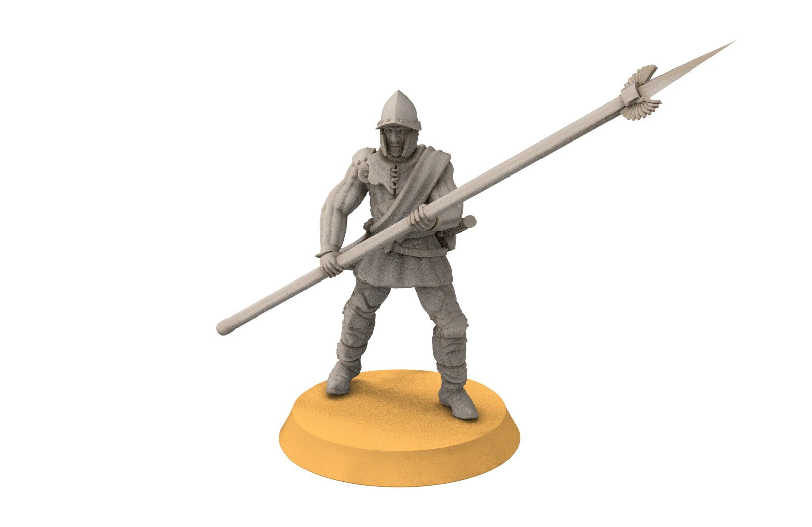 Gandor - Swan Pikeman, minis for wargame D&D, Lotr...