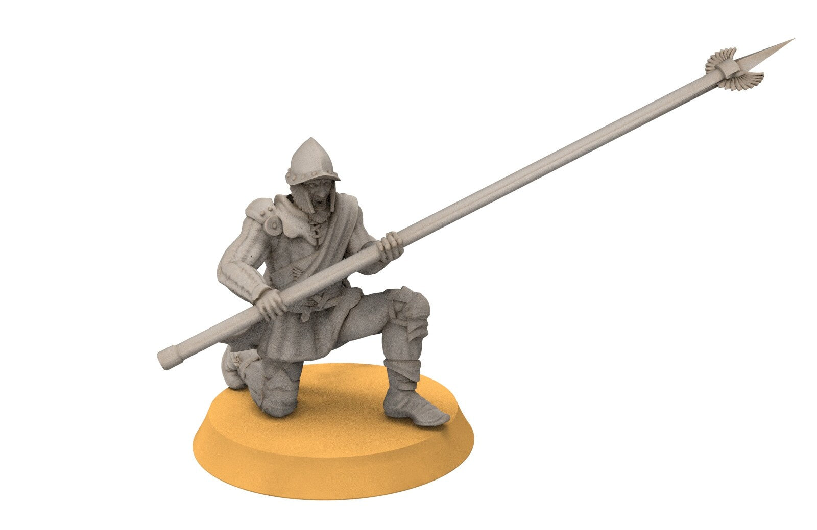 Gandor - Swan Pikeman, minis for wargame D&D, Lotr...