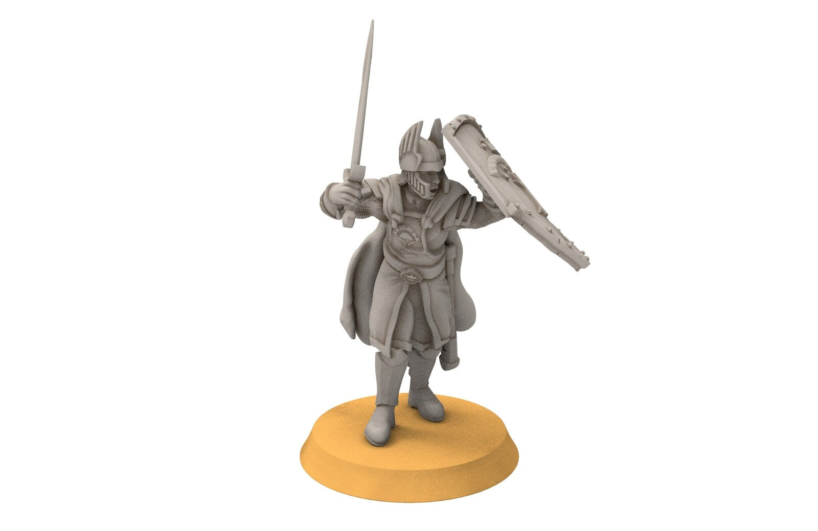 Gandor - Old Swordmen, minis for wargame D&D, SDA...