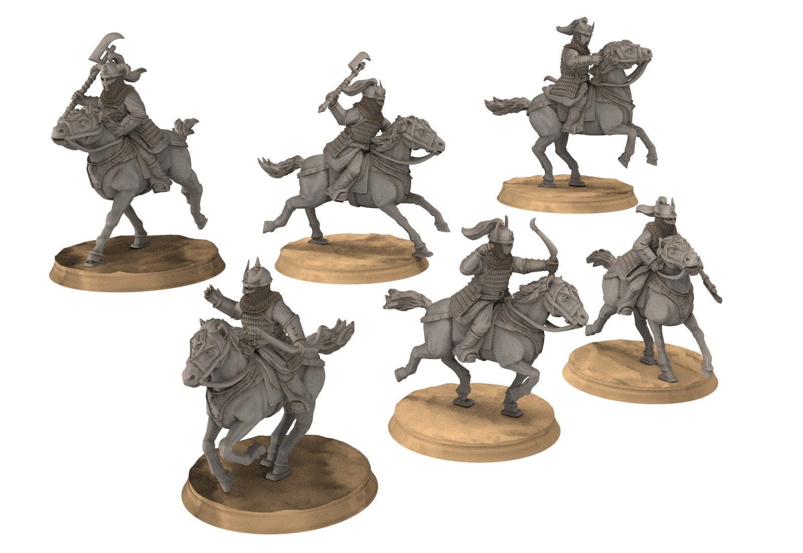 Kandahar - Varangian Army bundle, fell dark lord human, Kandahar, Khwarezm, oriental, Rhur, miniature for wargame D&D, Lotr...