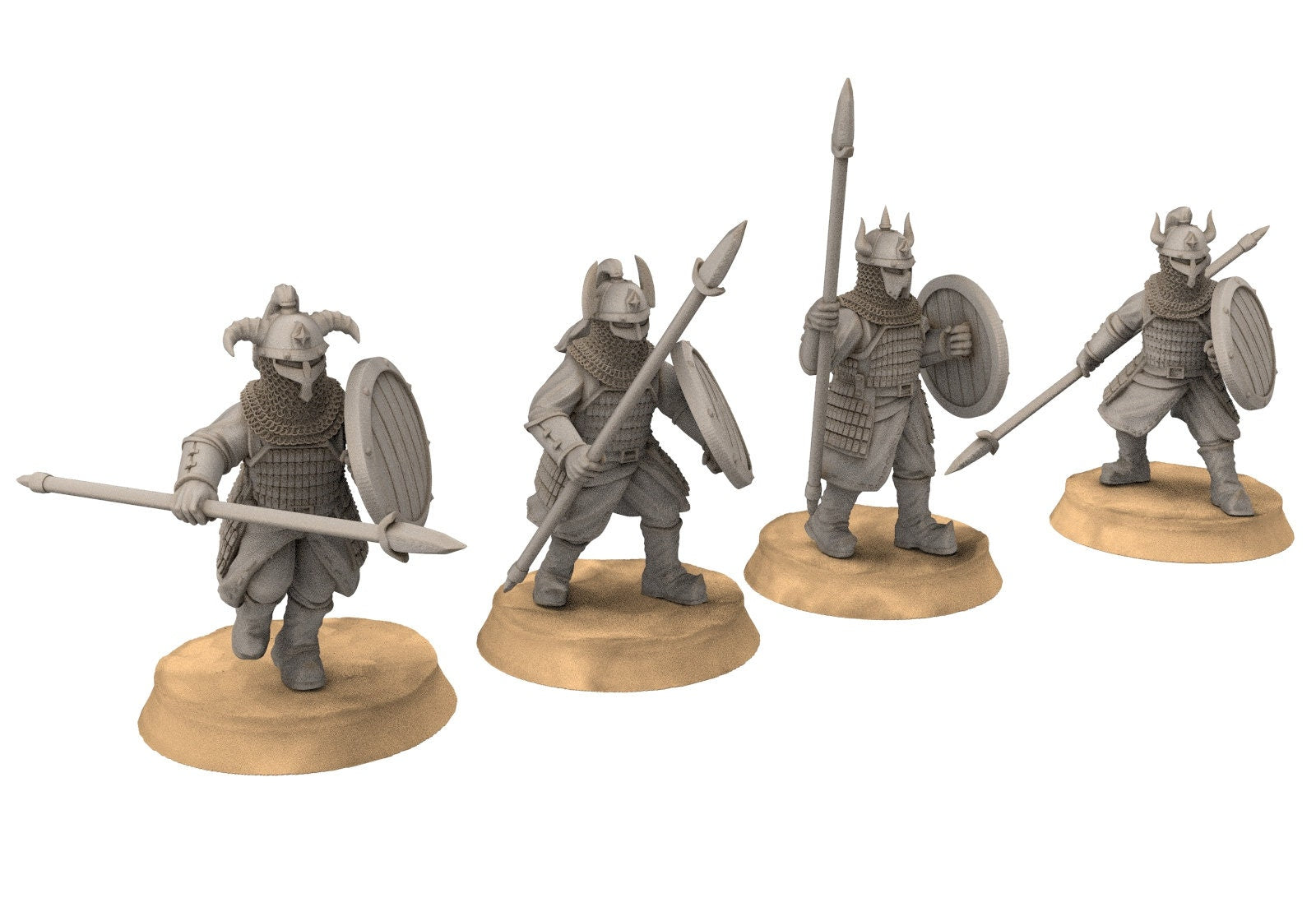 Kandahar - Varangian Army bundle, fell dark lord human, Kandahar, Khwarezm, oriental, Rhur, miniature for wargame D&D, Lotr...