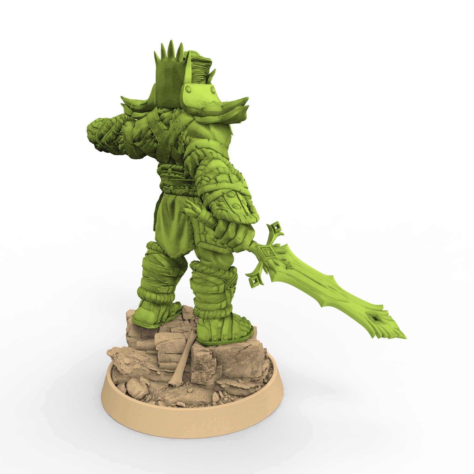 Green Skin - King Fangtabolous, The Fang Clan of Dogor, daybreak miniatures