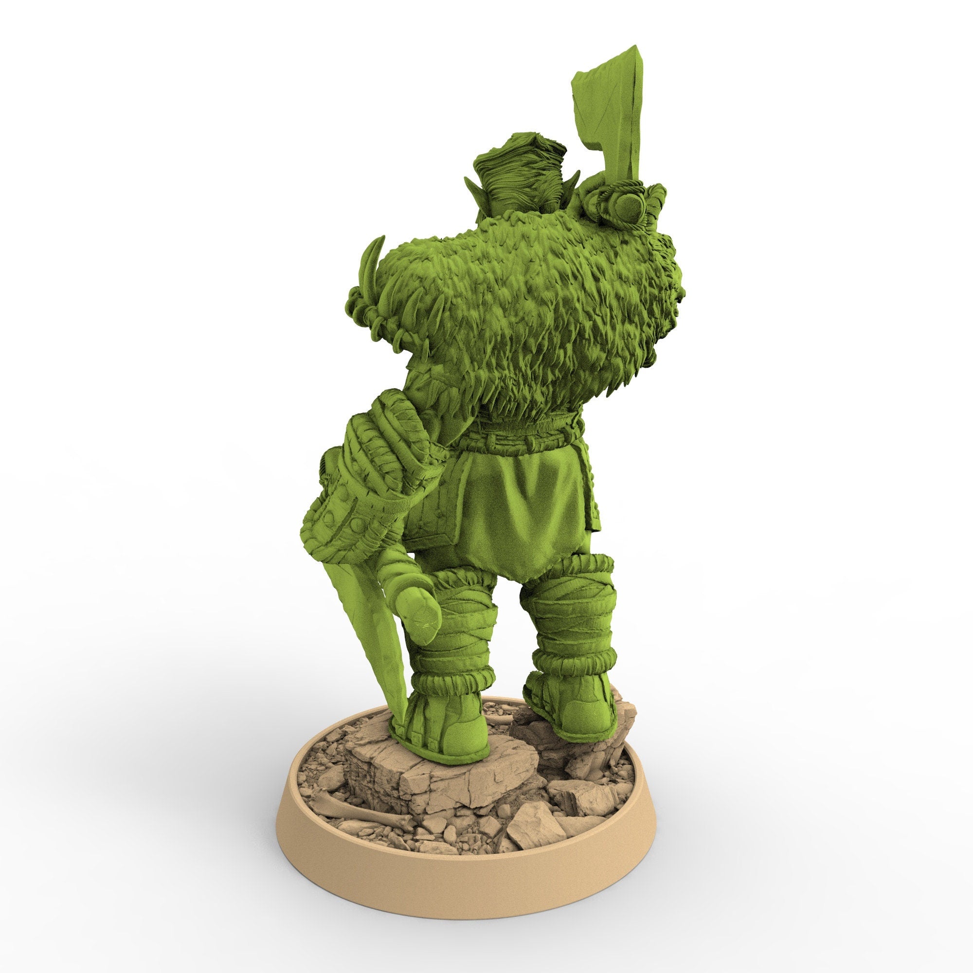 Green Skin - Kuu’ndran Bluntcleaver, The Fang Clan of Dogor, daybreak miniatures