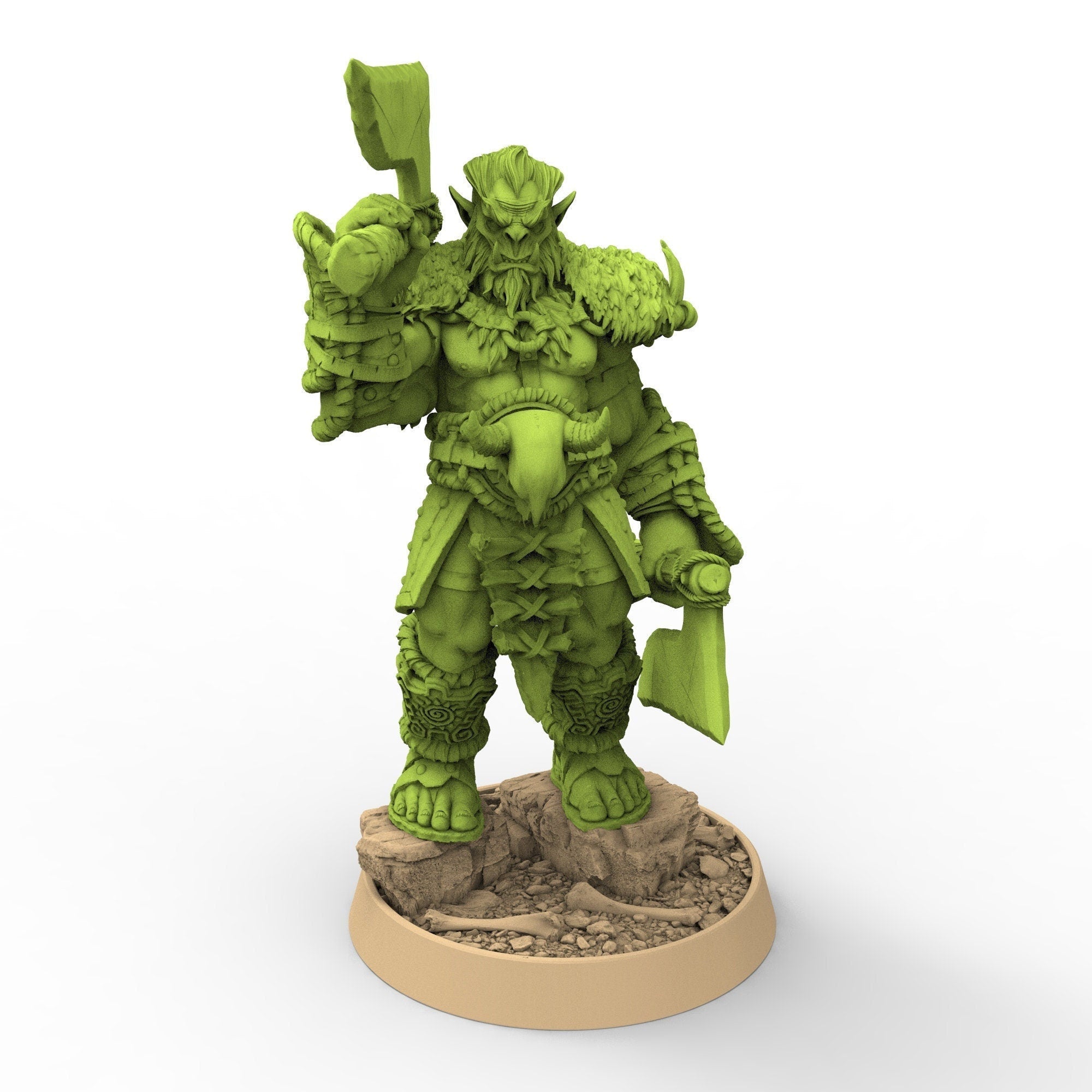 Green Skin - Kuu’ndran Bluntcleaver, The Fang Clan of Dogor, daybreak miniatures