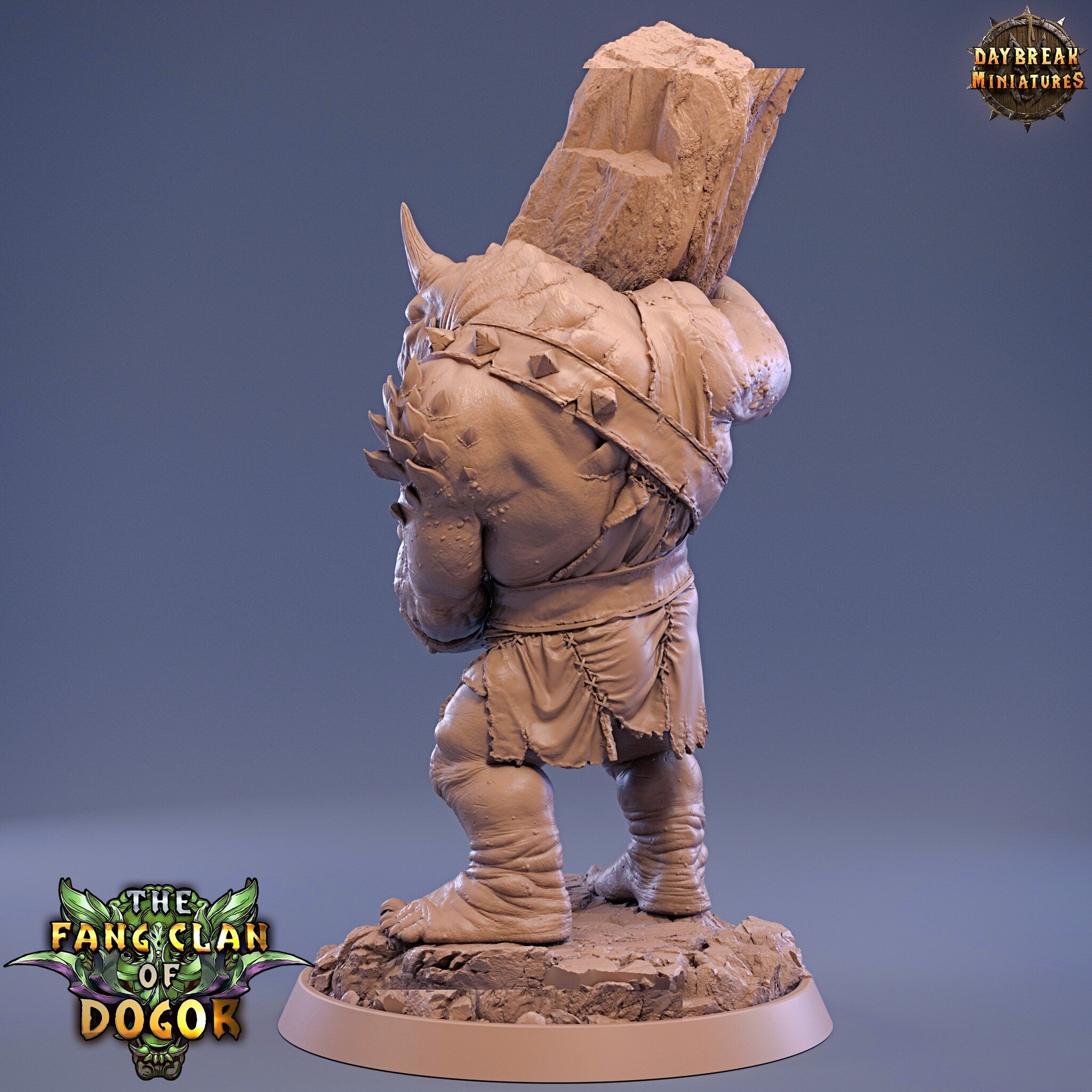 Green Skin - Tjundra The Crusher, The Fang Clan of Dogor, daybreak miniatures