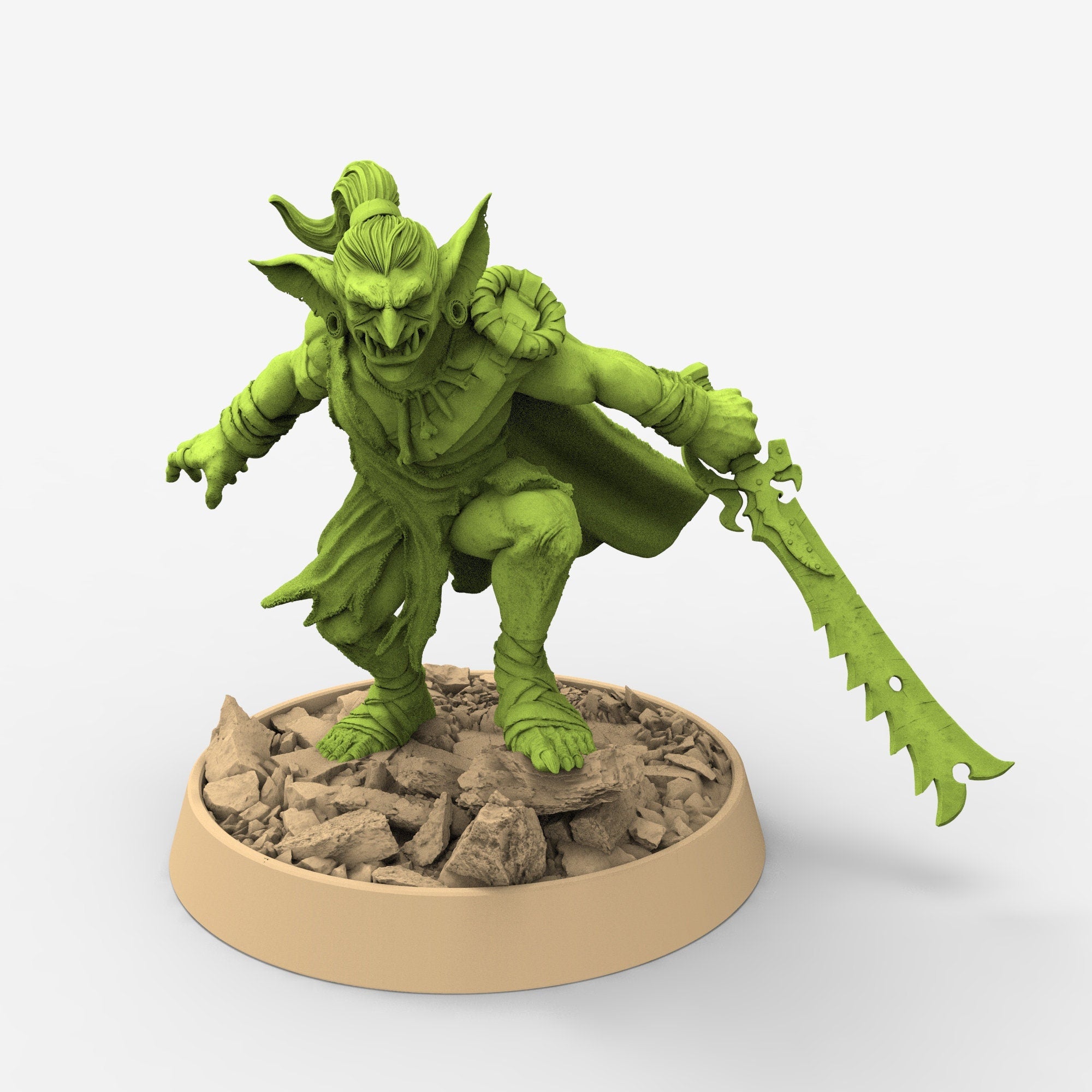 Green Skin - Egan Loordi, The Tusked Marauders of Gauntwood, daybreak miniatures