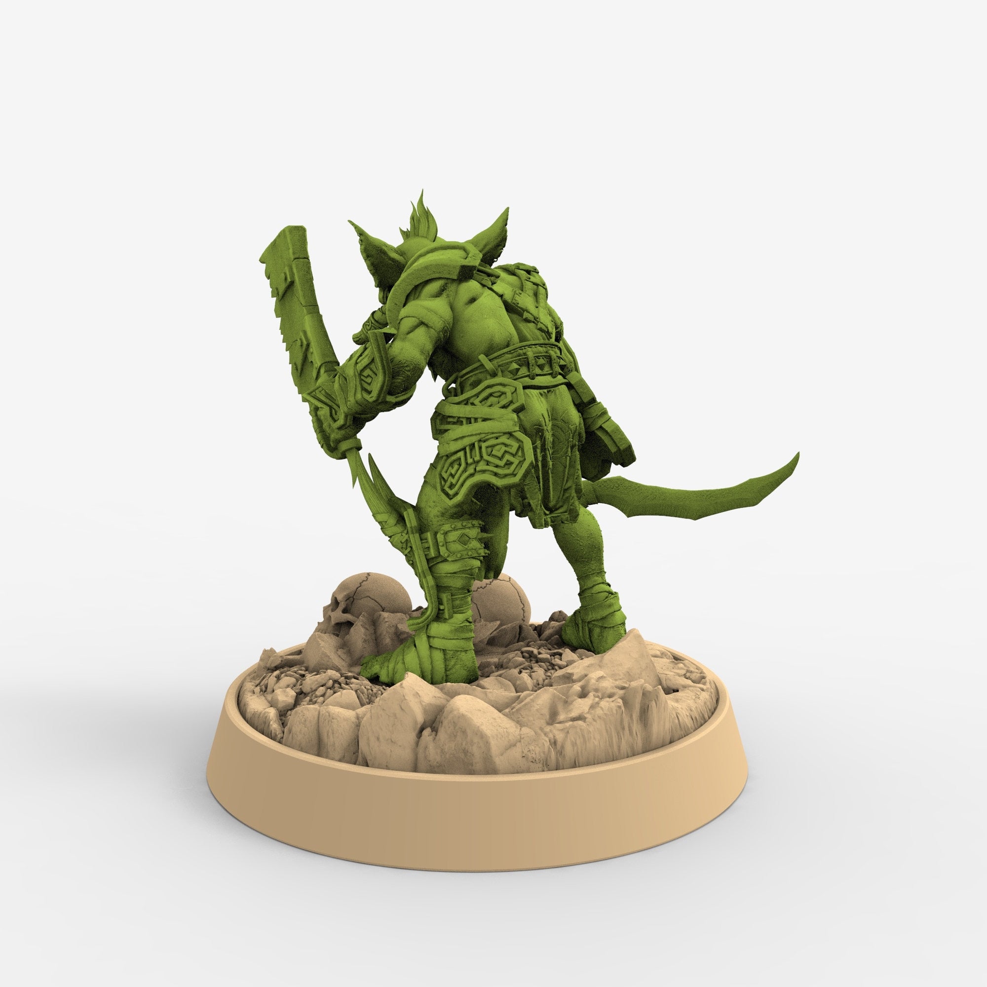 Green Skin - Gajnar Grasha, The Tusked Marauders of Gauntwood, daybreak miniatures