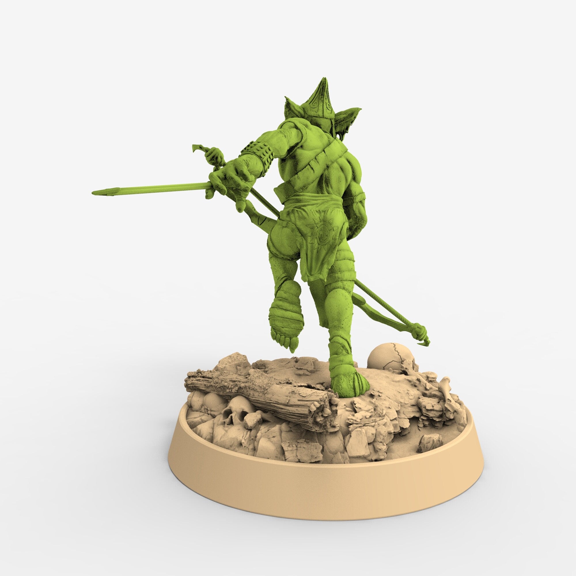 Green Skin - Pilas Bonepointer, The Tusked Marauders of Gauntwood, daybreak miniatures