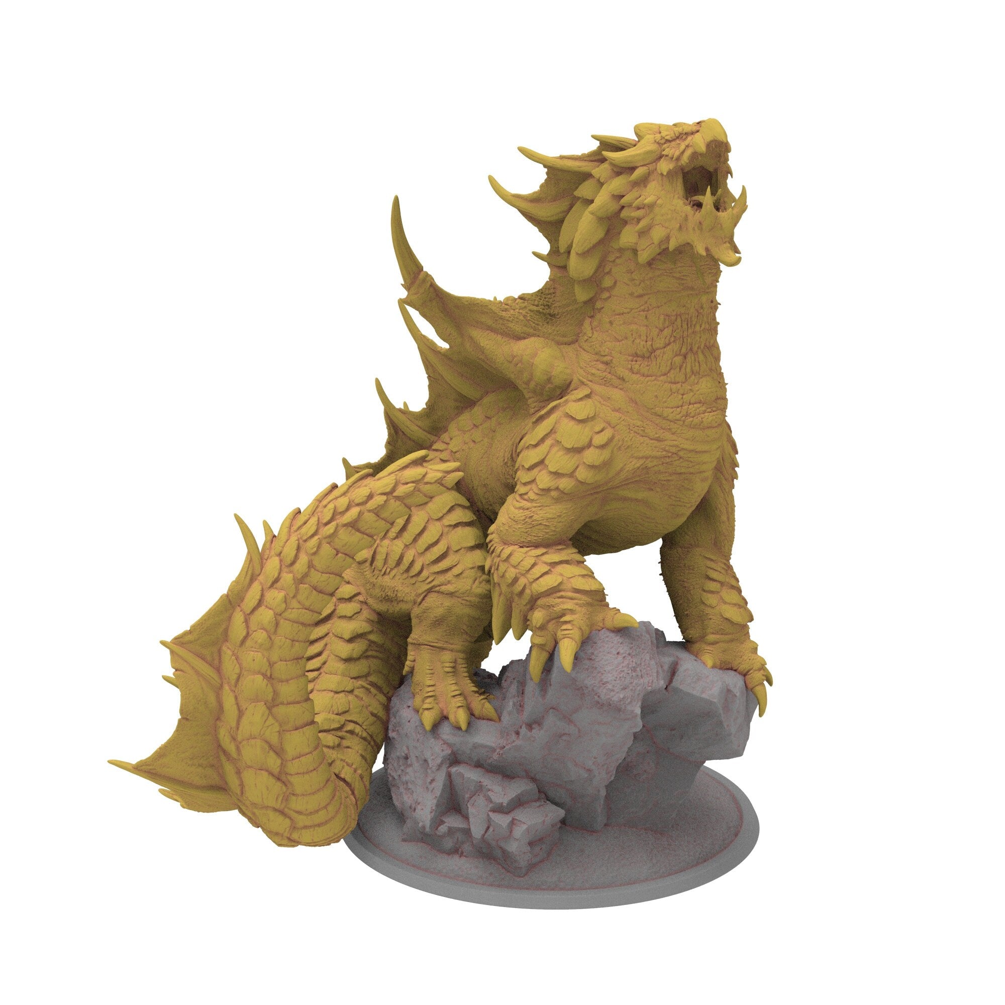 Mystical Beasts - The three generations of the Brown Dragon, creatures from the mystical world