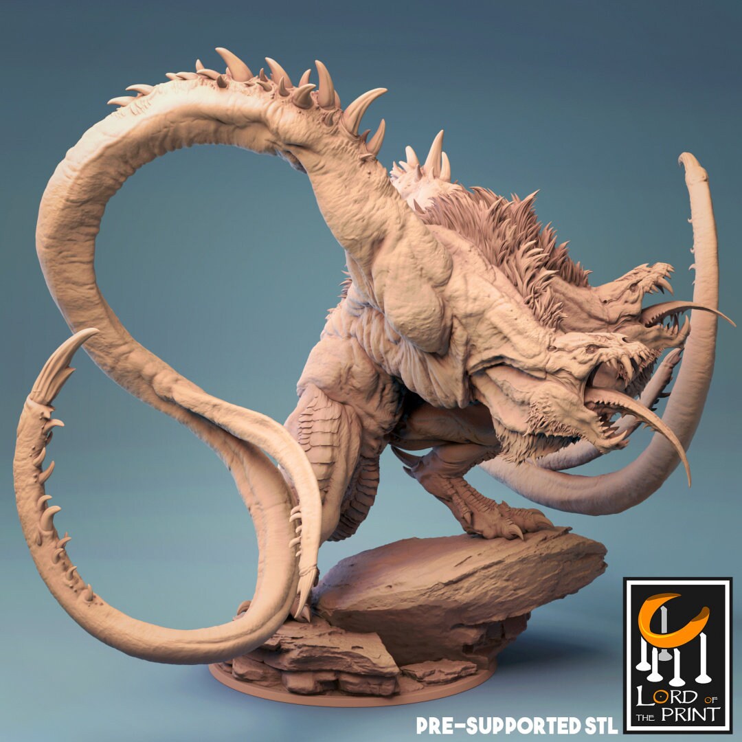 Mystical Beasts - Demogorgon Demon Lord Miniature for Dungeons and Dragons