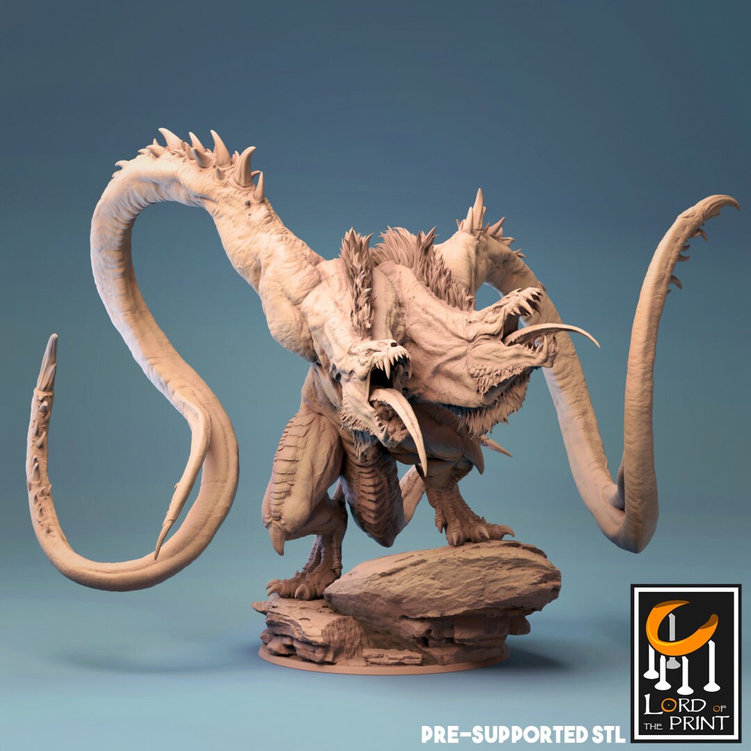 Mystical Beasts - Demogorgon Demon Lord Miniature for Dungeons and Dragons