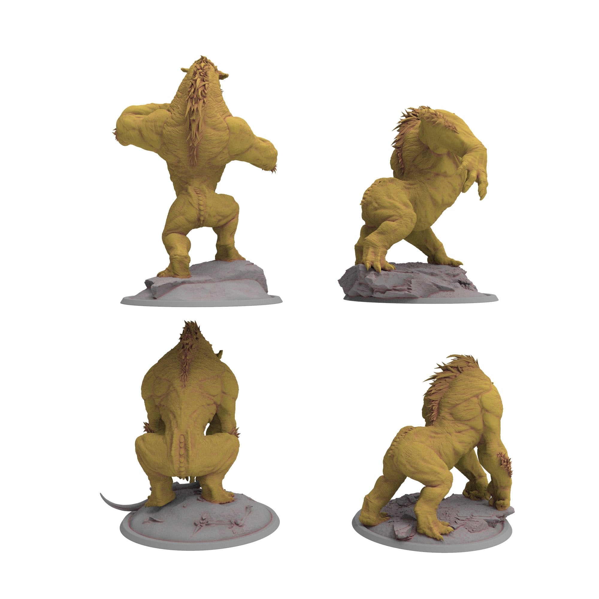 Mystical Beasts - Barlgura demon miniature for Dungeons and Dragons