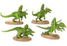 Load image into Gallery viewer, Exotic Elves - Raptor riders, Lost elves on Jurassic planet, Riders of the wind
