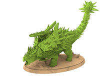 Load image into Gallery viewer, Exotic Elves - Ankylosaurus Tank, Lost elves on Jurassic planet
