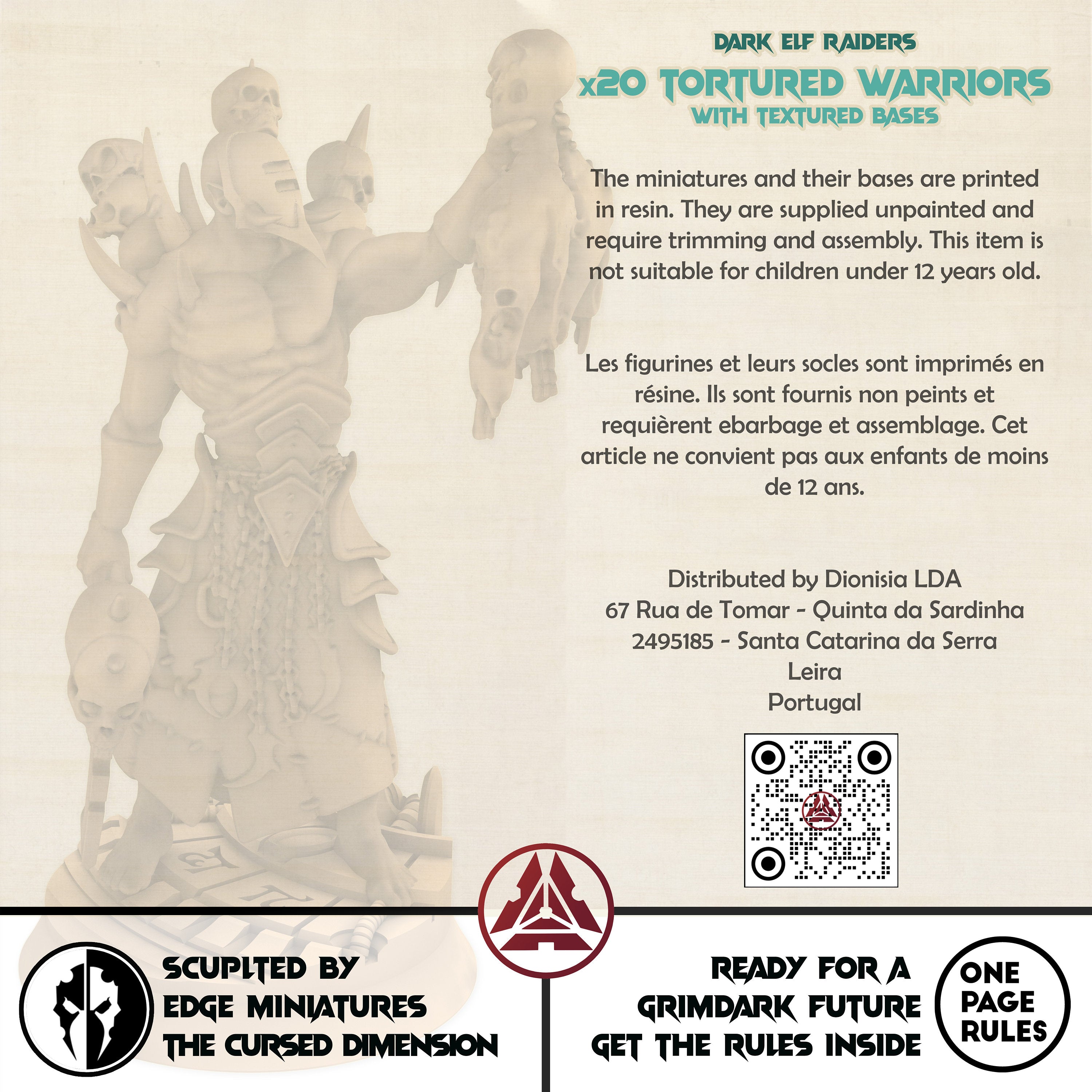 Dark Elf Raiders - x20 Tortured Warriors