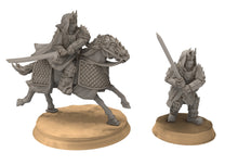 Load image into Gallery viewer, Easterling - Eastern Warriors Prince of Blades, fell dark lords humans, Kandahar, Khwarezm, oriental, Rhur, miniatures wargame D&amp;D, Lotr...
