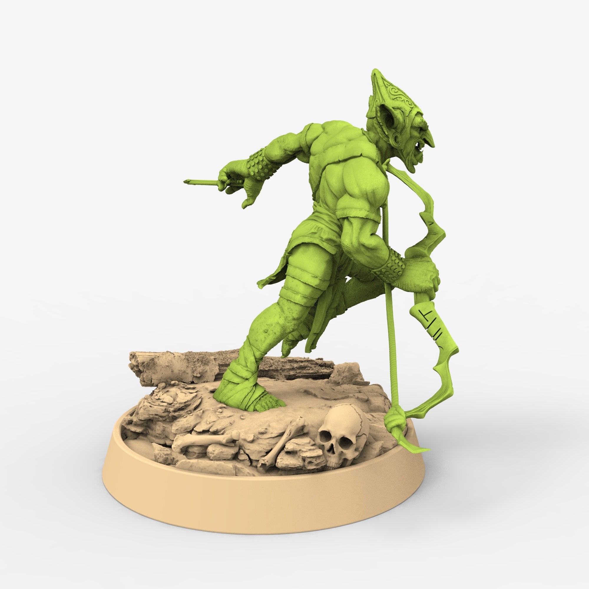 Green Skin - Pilas Bonepointer, The Tusked Marauders of Gauntwood, daybreak miniatures