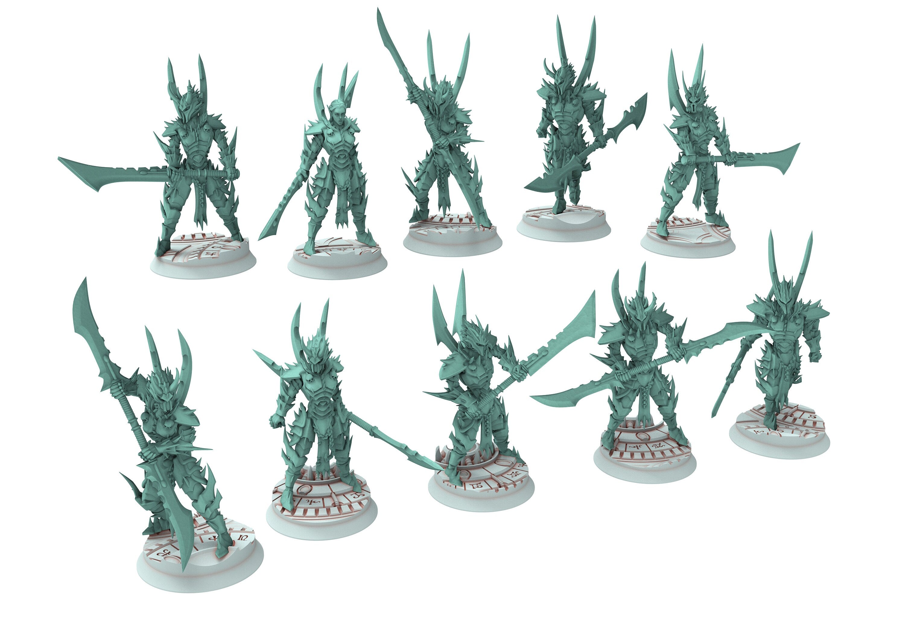 Dark Elf Raiders - Starting Bundle torture sadistic masters Dark eldar drow, Armored & totured Warriors, female Gladiator cultists, drones