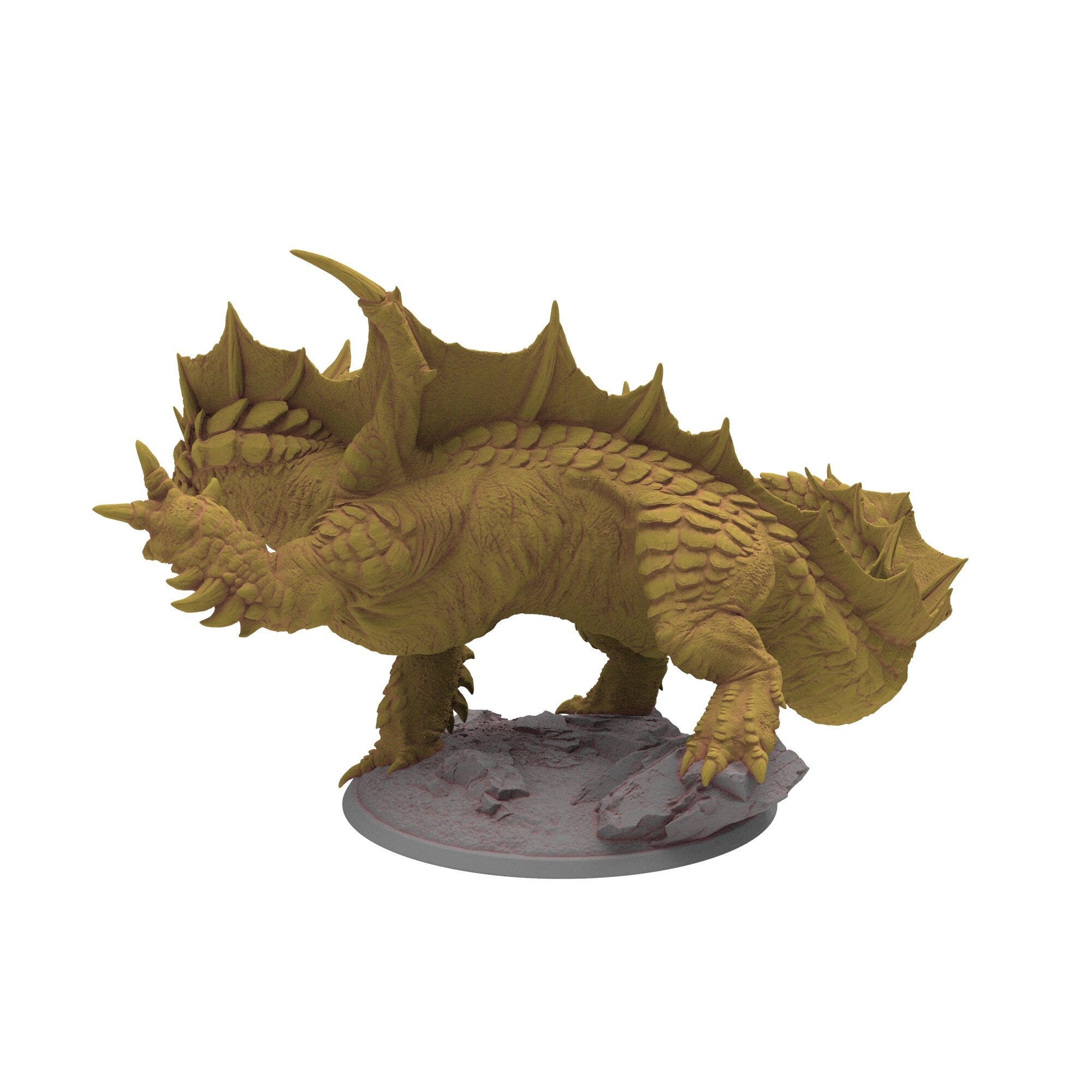 Mystical Beasts - The three generations of the Brown Dragon, creatures from the mystical world